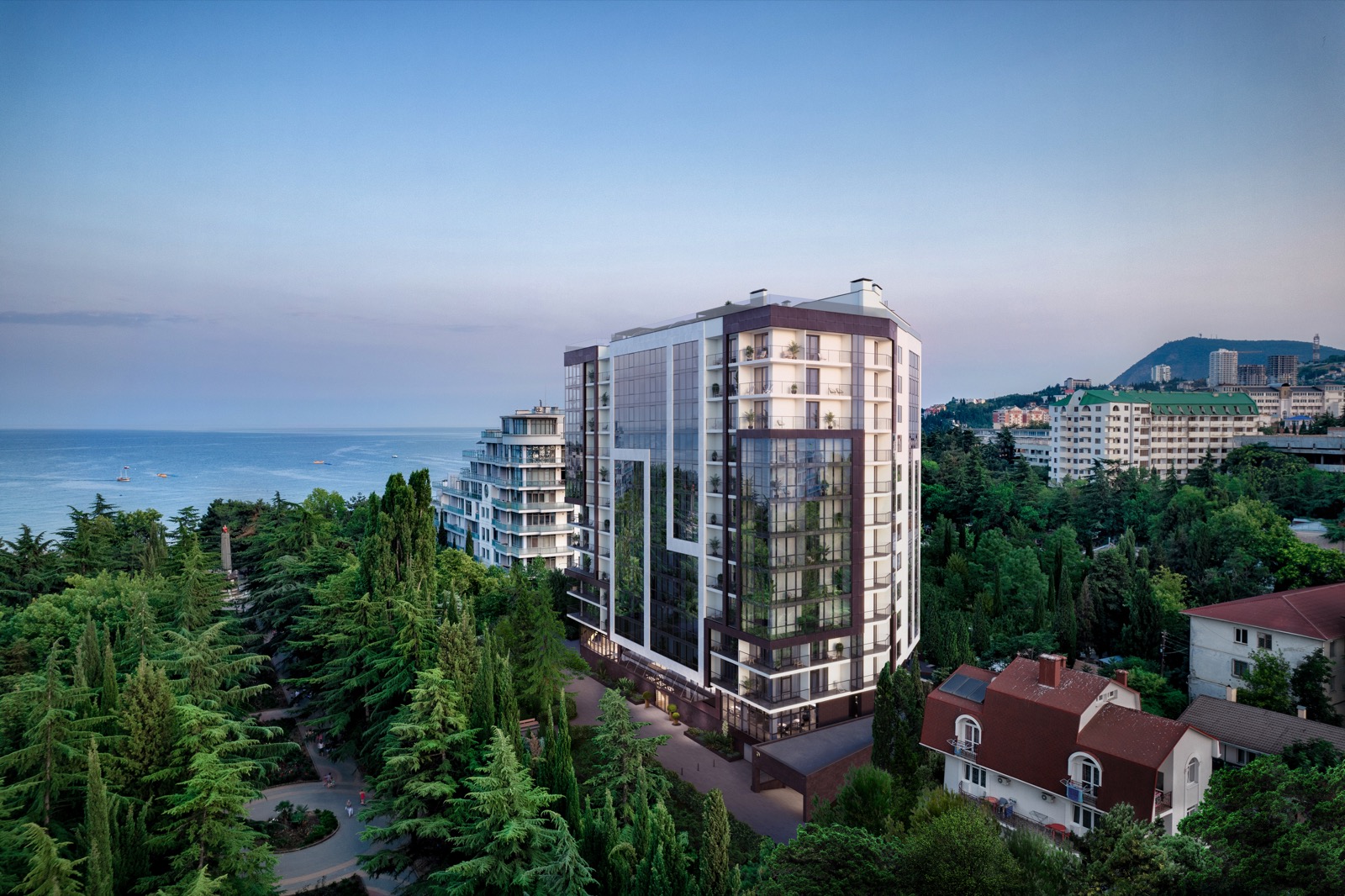 Апарт-комплекс Park Plaza в Алуште у Черного моря