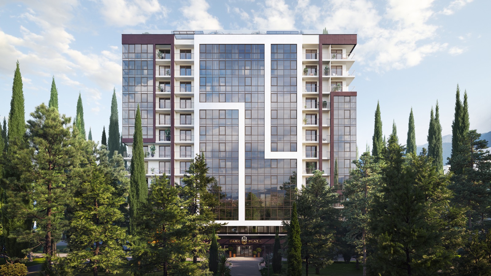 Побережье Черного моря рядом с Park Plaza
