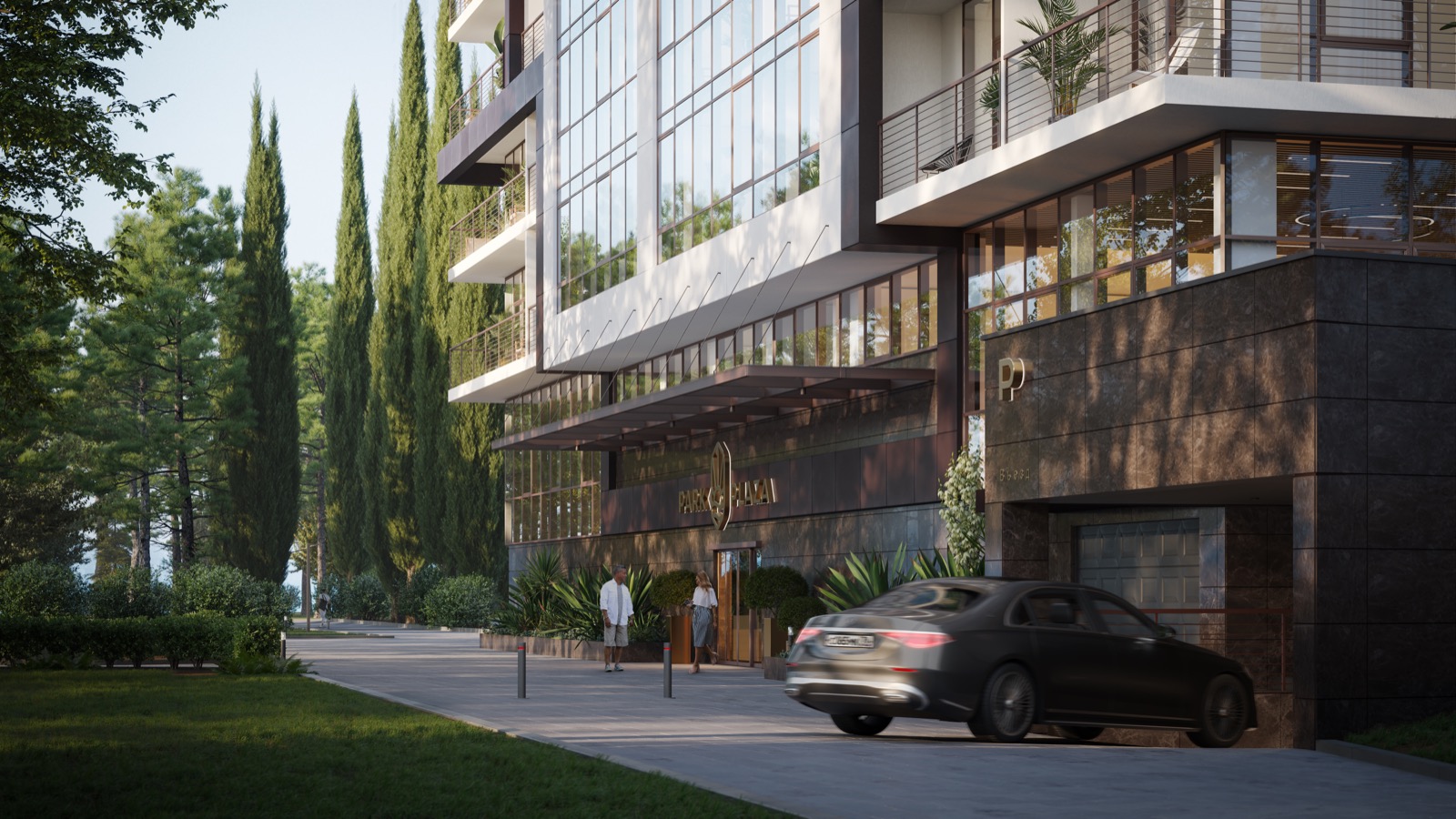 Общий вид апарт-комплекса Park Plaza